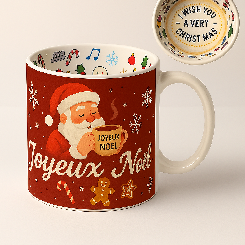 Mug de Noël à personnaliser