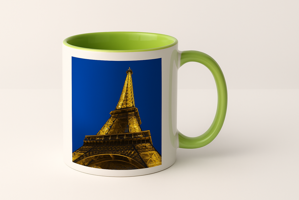 Mug vert à personnaliser