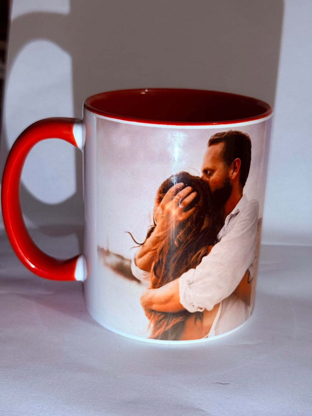 Mug rouge à personnaliser