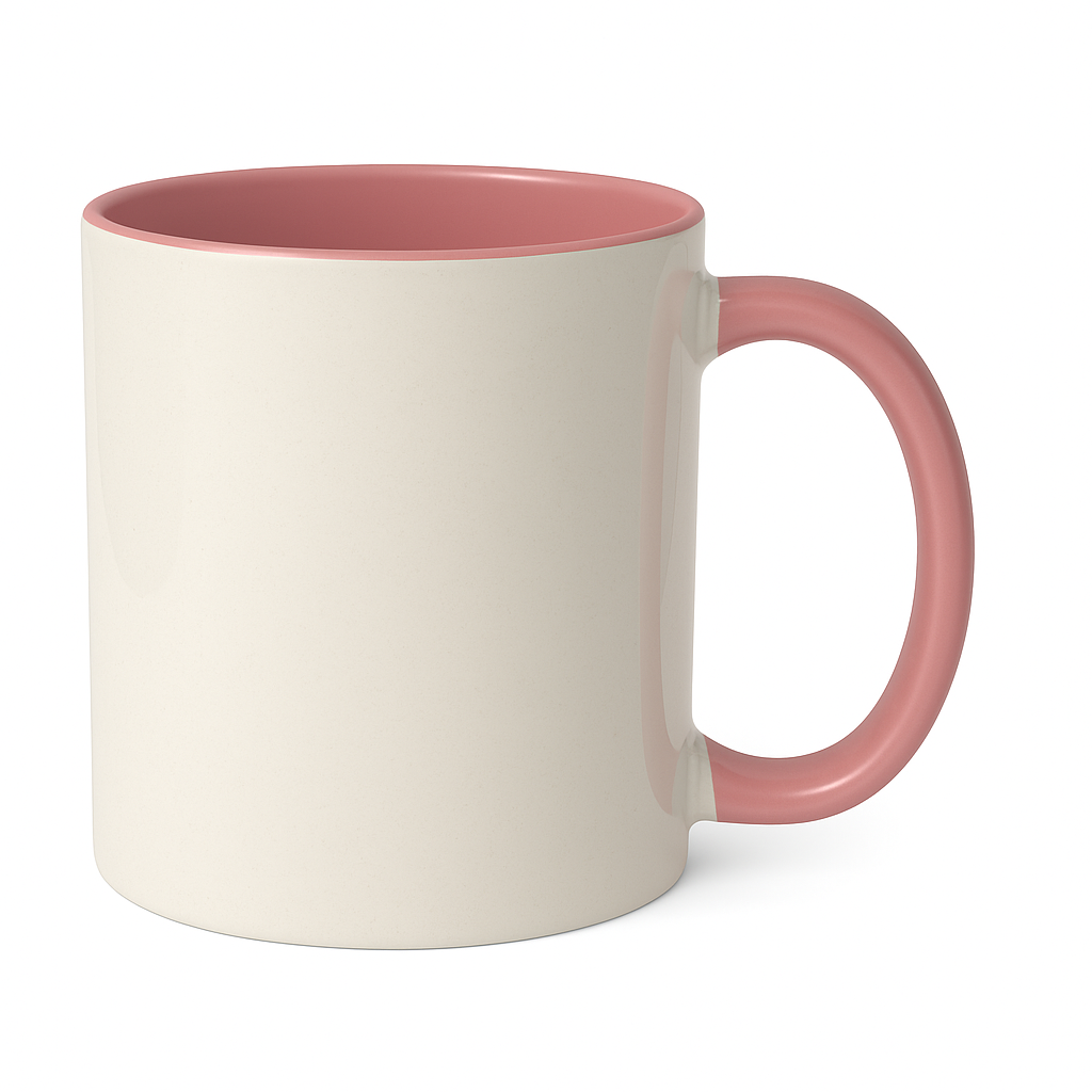 Mug rose à personnaliser