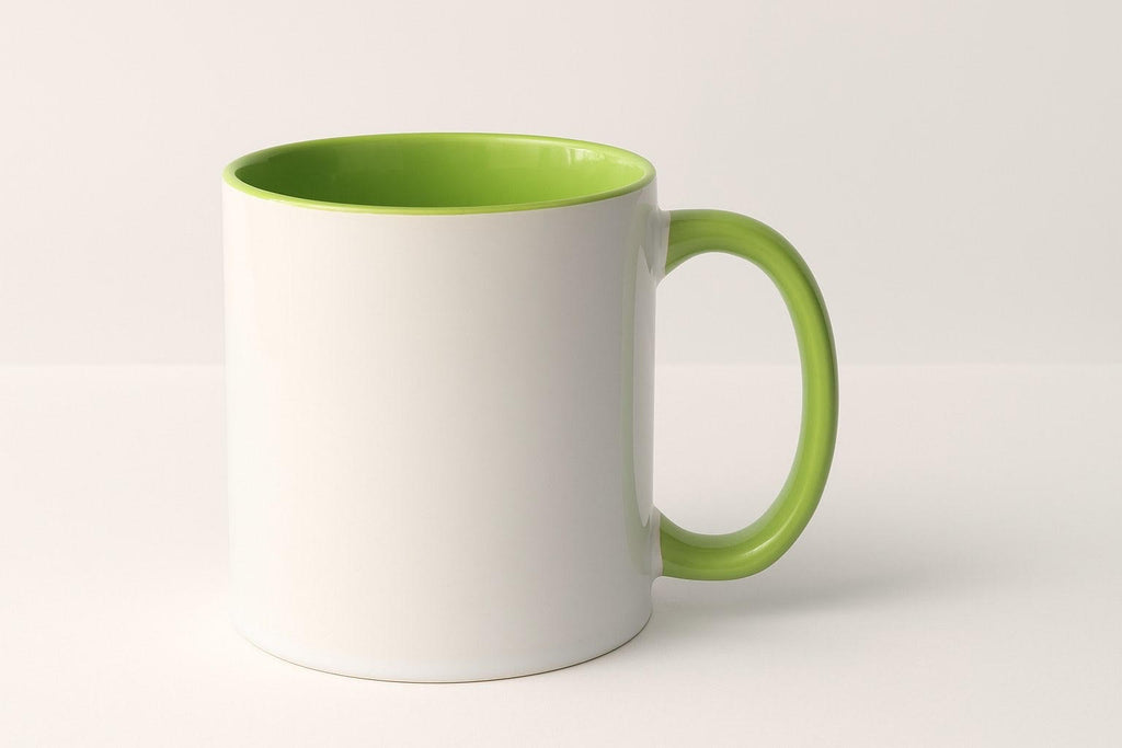 Mug vert à personnaliser