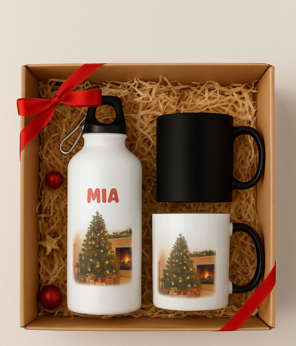 Coffret Noel mug  magique à pérsonnalisé